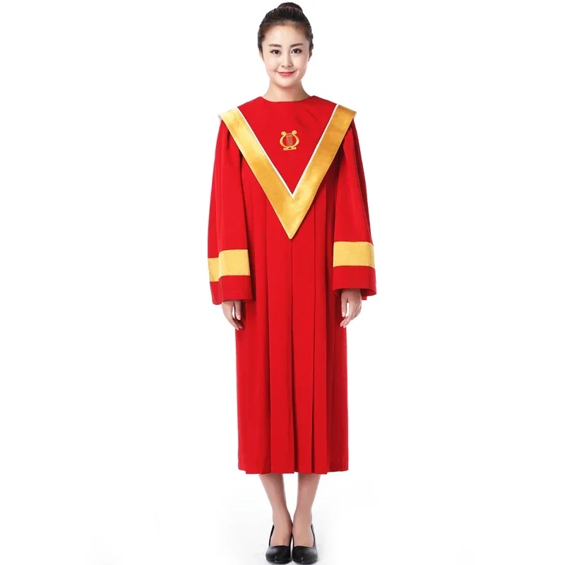 Хорские платья Christian Church Hymn Poem Robe of Holy Garment Disfrases Para Iglesia Coro Della Chiesa Choir Robes