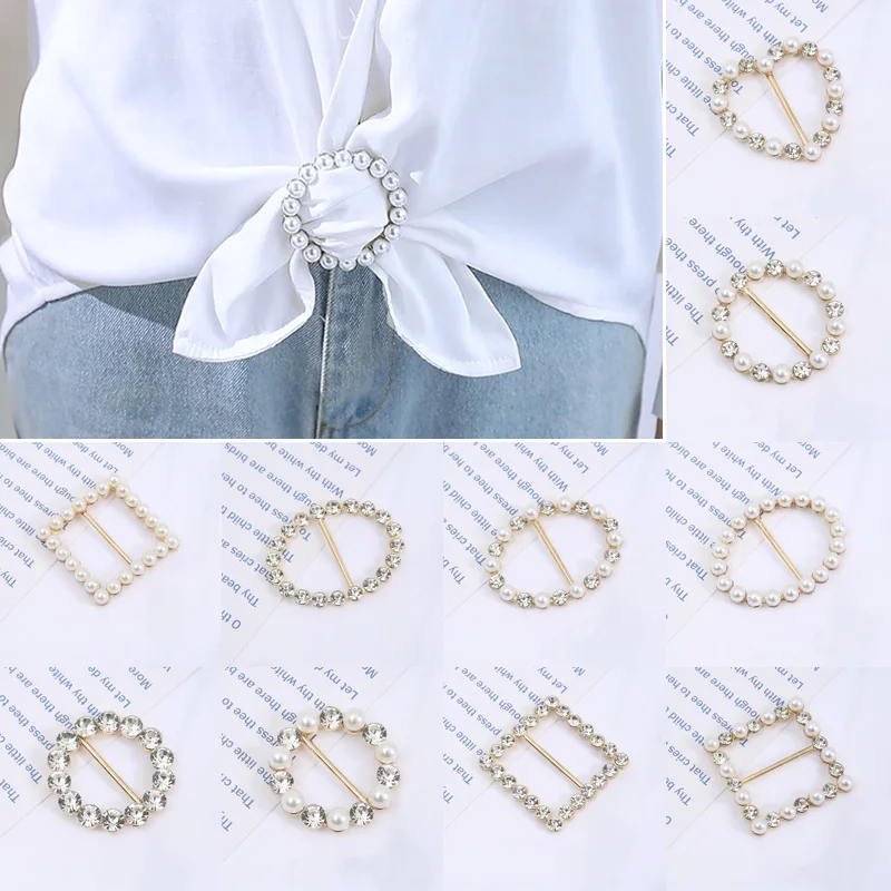 

Аксессуары Кольцо поясная пряжка Пряжка угловой узел Пряжка жемчуг стразы светильник Роскошная Красивая Сделай Сам Изысканная