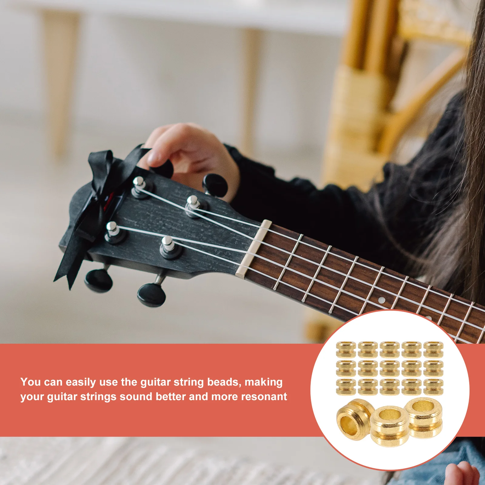 20 шт. детали для акустической гитары хвостовые бусины народные аксессуары струн