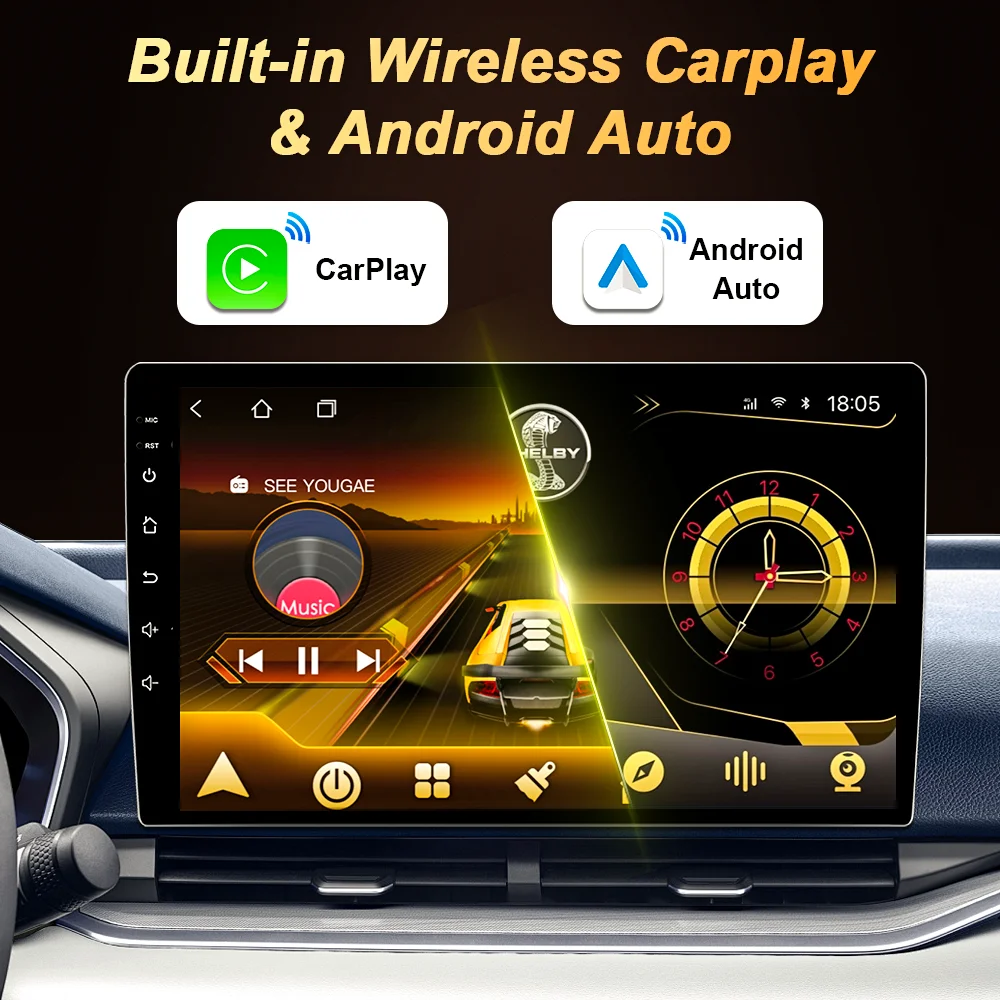 Фото 9,7-дюймовый Android для Ford Ranger 2012 2013 2014 2015, мультимедийный видеоплеер, GPS-навигация, Carplay, вертикальный экран, Wi-Fi RDS 5G №5