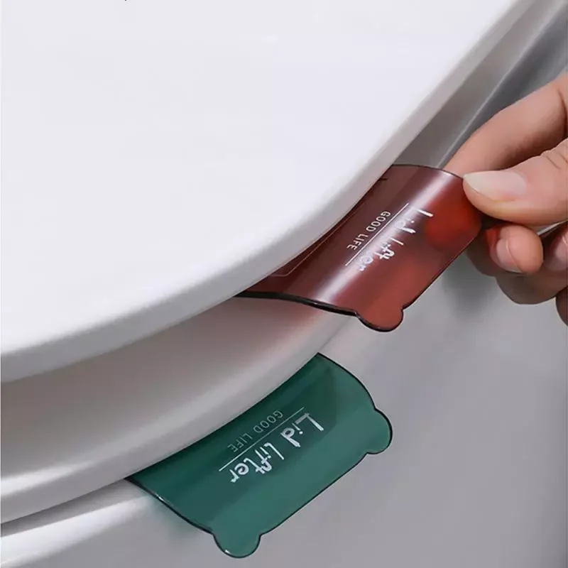

2022New Portable Nordic Transparent Toilet Seat Lifter Toilet Lifting Device Avoid Touching Toilet Lid Handle WC Accessories