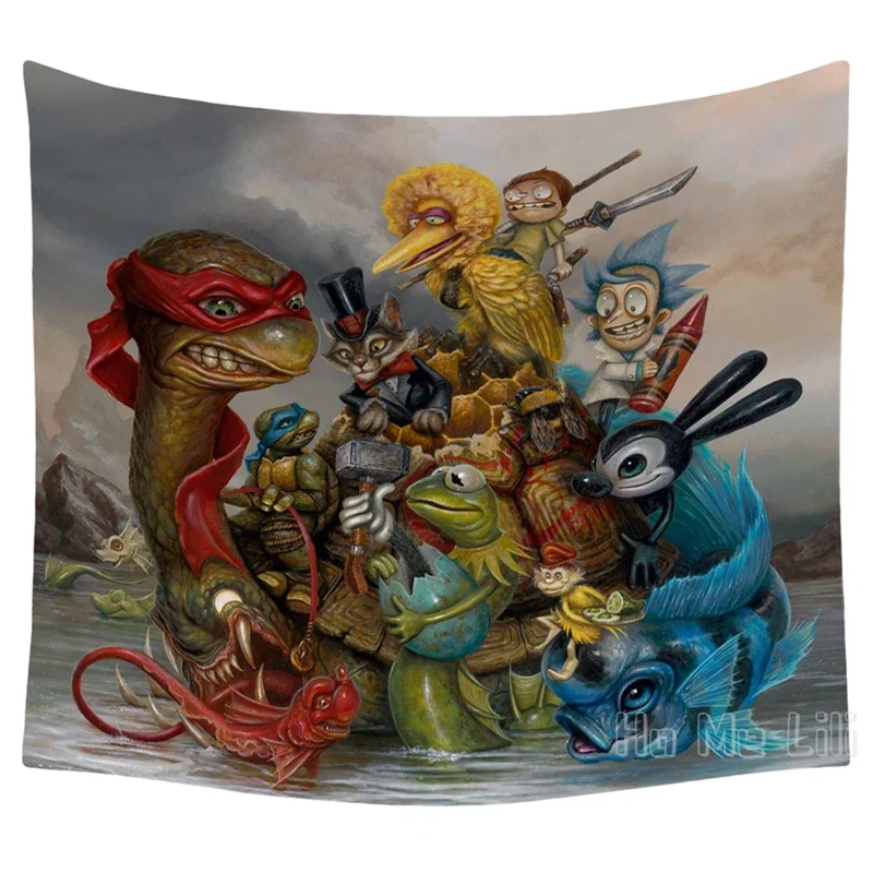 Грег Симкинс Художественный психоделический ролевой гобелен Уникальные