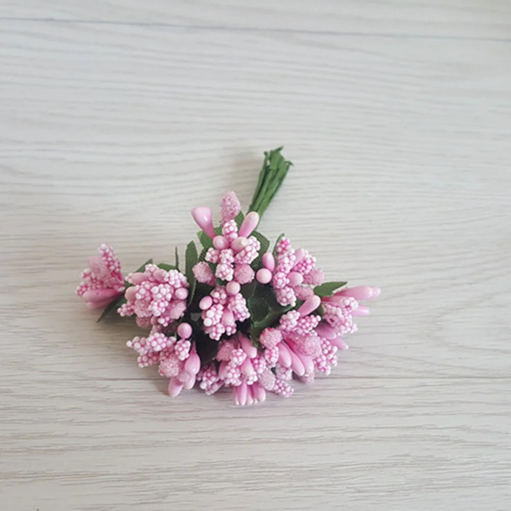 

Berry Christmas Artificial Flowers Branches Berries Holly Mini Wedding Stems Decor Pine Fake Decoration Picks Faux Arrangement