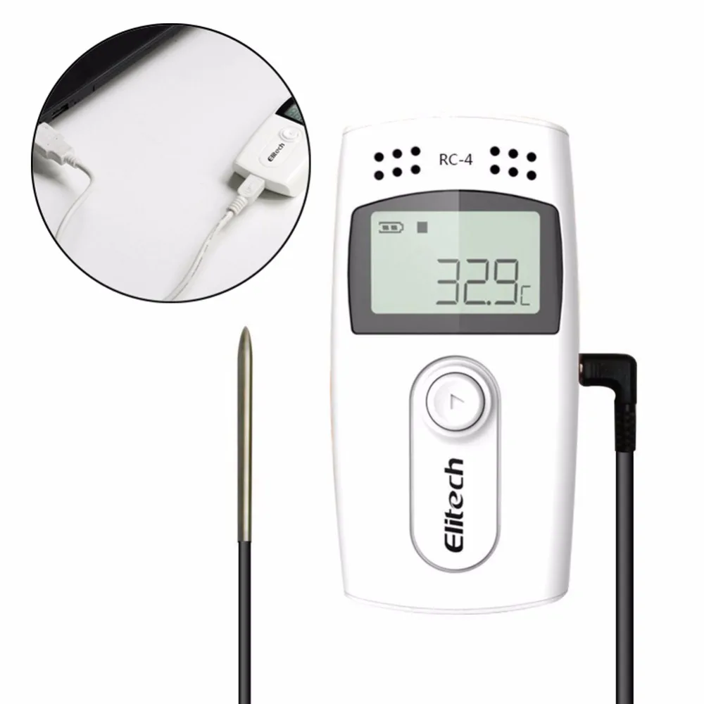 Портативный комнатный удобный мини-датчик температуры и влажности с USB цифровым