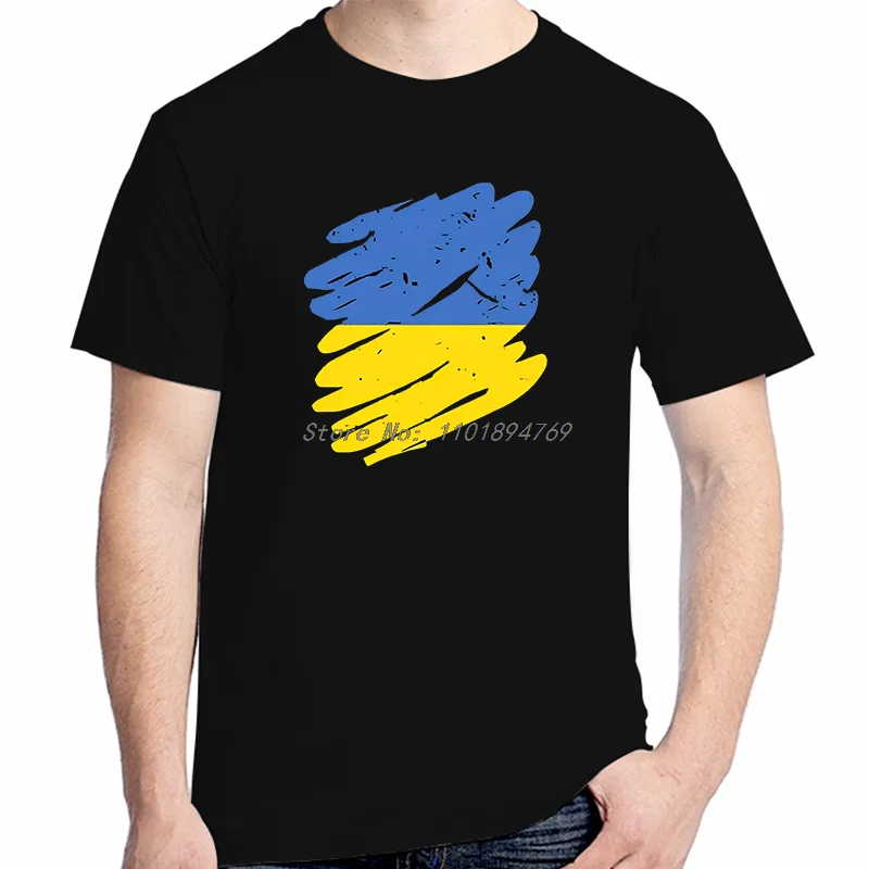 Модные персонализированные футболки с рисунком Pinsel Land Heimat Ukraine летняя хлопковая
