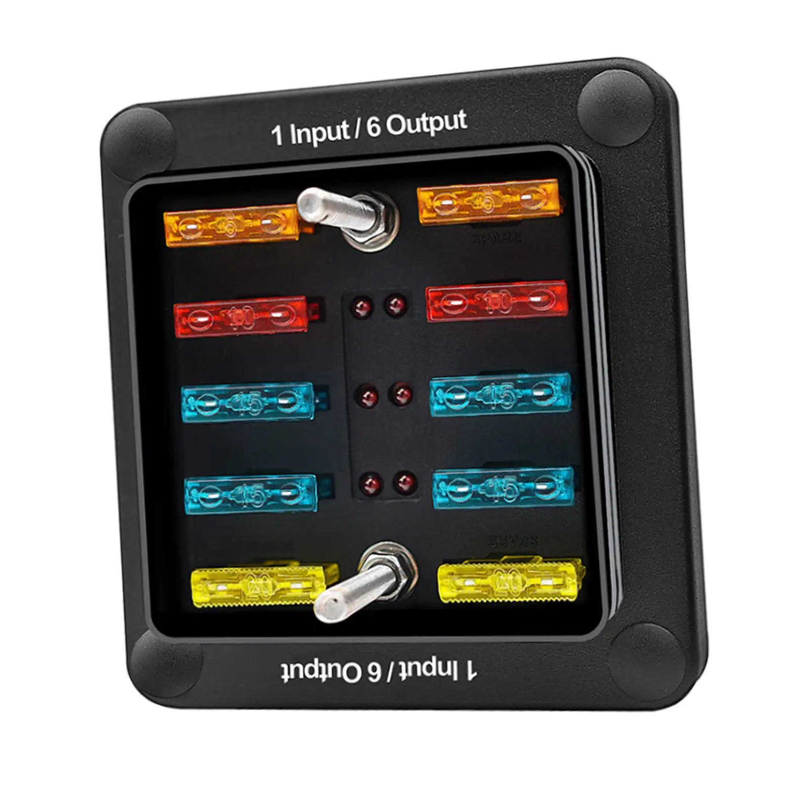 6-контурный держатель блока предохранителей 1 вход 6 выходов светодиодный