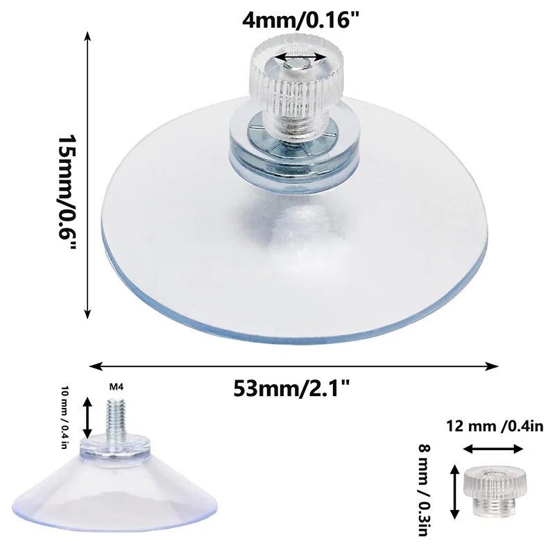 

Пластиковые присоски 32/41/53 мм