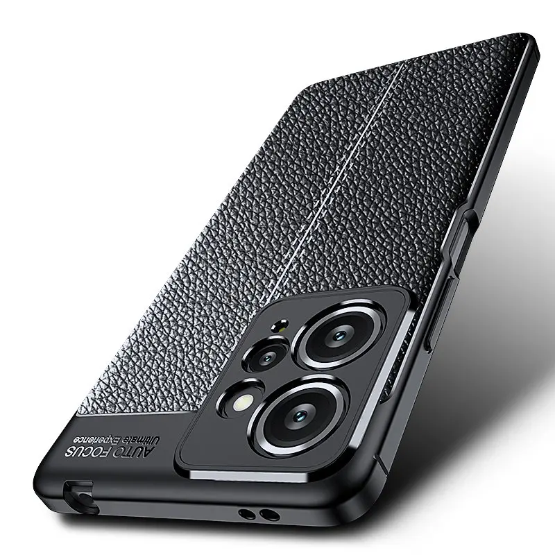 For Redmi Note 12 4G Global Case For Redmi Note 12 Cover Shockproof TPU Soft Leather Phone Funda Shell Bumper For Redmi Note 12