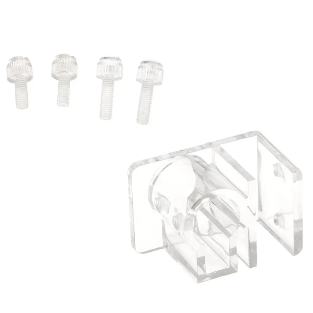 

1 Set Clear Acrylic Aquarium Reef Tank Pipe Tube Holder Clip for 12mm/16mm