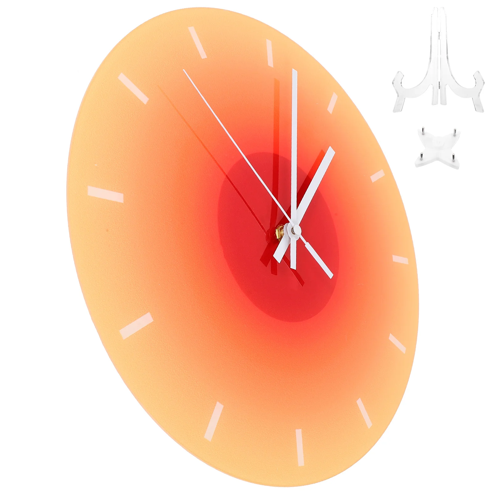 

Round Wall Clock Modern Style Hanging Indoor Household Home Decor Desk Tabletop