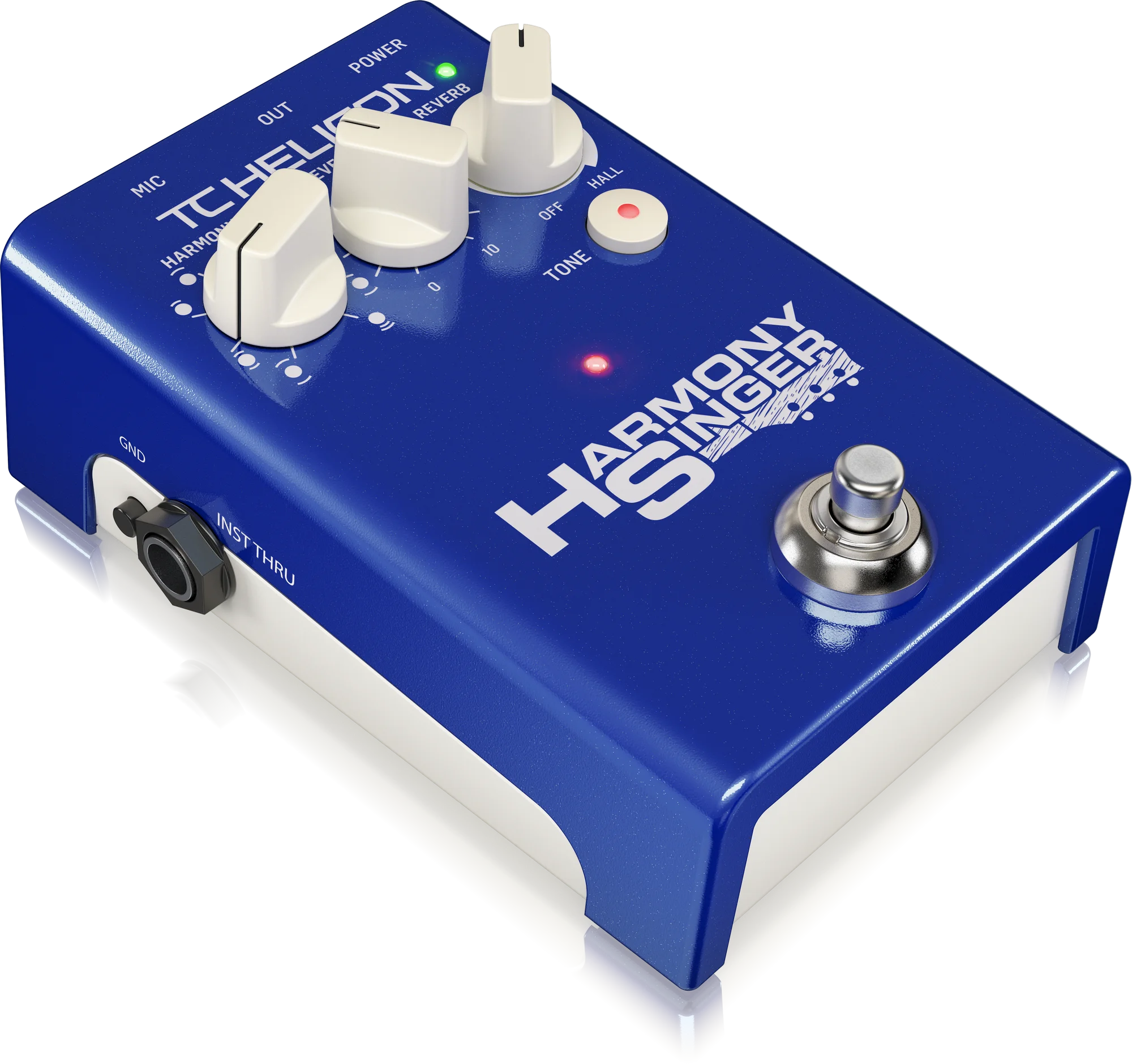 Фото Педаль для вокала Harmony Singer 2 Tc-helicon с функциями гармонии и реверберации, управляемыми с гитары, а также регулировкой тембра. №2