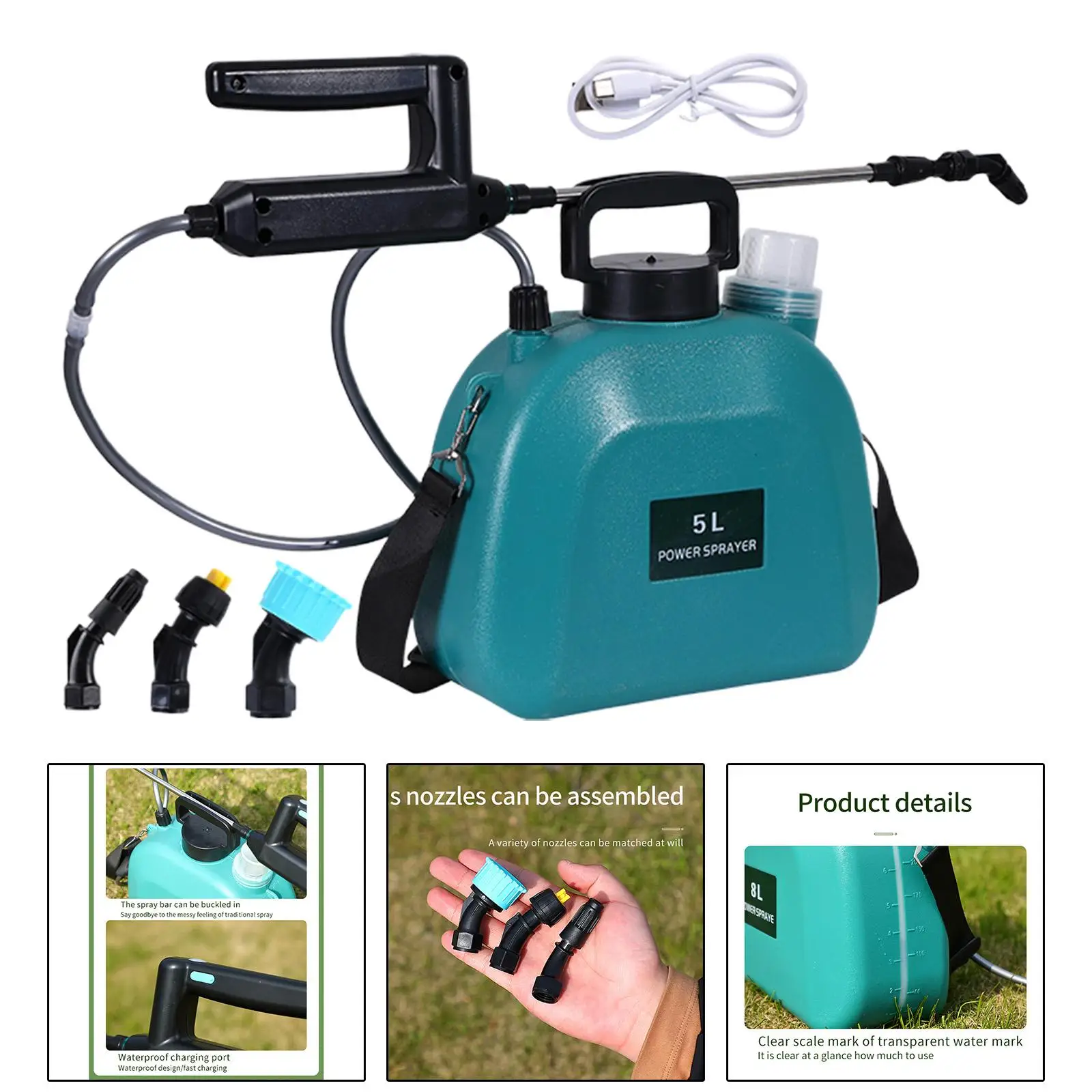 

Бутылка с распылителем воды Electric Garden распылители с насосом для удобрения двора