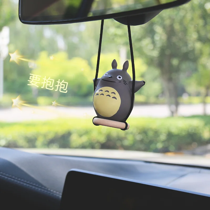 

Автомобильная подвеска Kawaii Totoro качели орнамент ghilii аниме Безликий человек подвесное внутреннее украшение авто зеркало заднего вида аксесс...