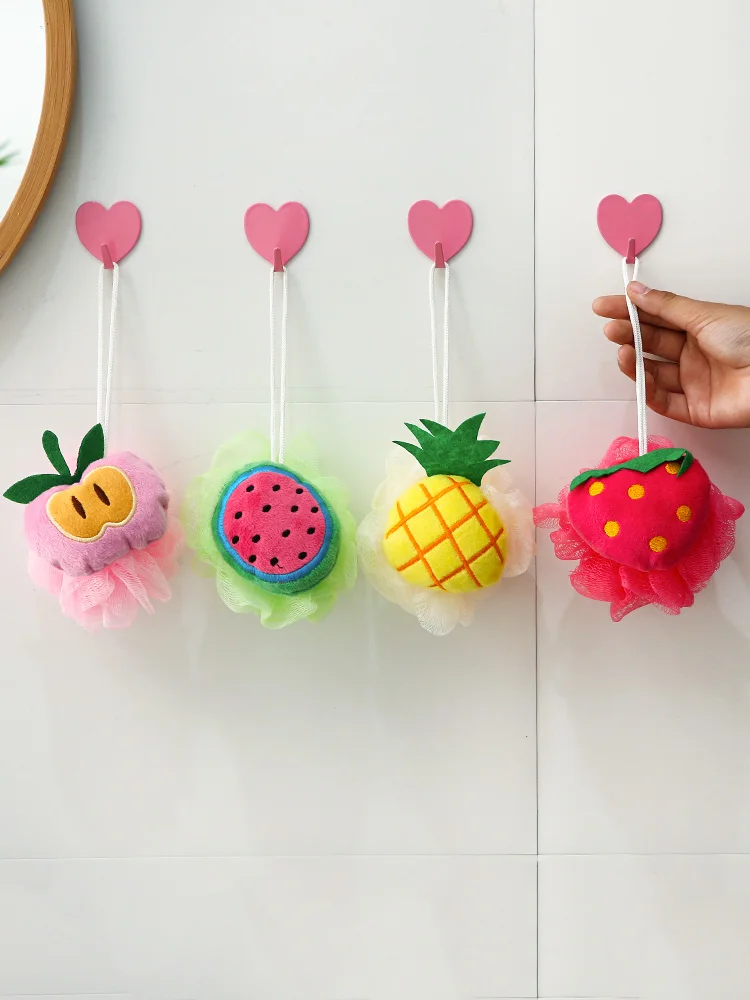 

Children's bath ball bath flower lovely bath ball Bath ball cartoon bath bubble super soft large rub ball does not come loose