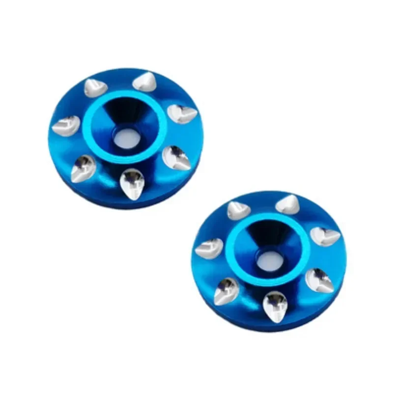 CatRC 2pcs Metal Wing Mounting Tail Washer M3 Screw Gasket For 1/10 1/8 RC Car Off Road Buggy Short Course Truck