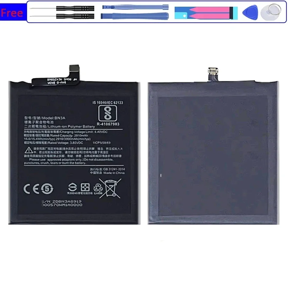 Аккумулятор BN3A емкостью 3000 мАч для Xiaomi Redmi Go Bateria + бесплатные инструменты