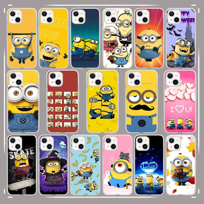 Прозрачный чехол AU-40 Love M-Minionss для LG G8 G8X K118 K11 K10 K22 K40 K12 K40S K41S K50S K61 V60 ThinQ5 Plus
