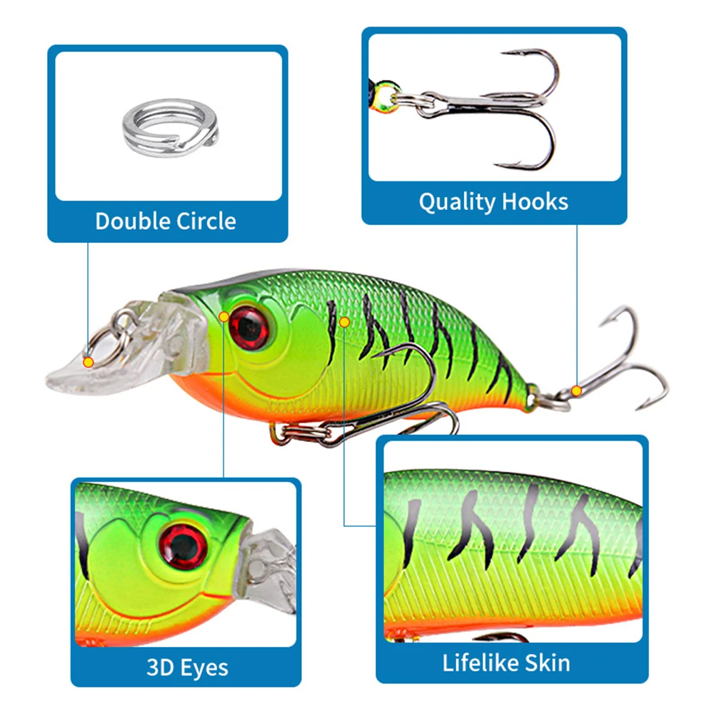 

Proleurre Fishing Lure Sinking Minnow Magnetic System Wobblers Tackle 9cm 8g With Hooks Artificial Hard Bait For Bass Carp Pike