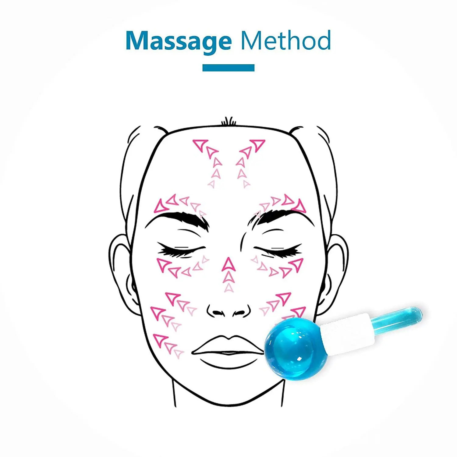 2 шт. шарики-Антифриз для ухода за лицом и глазами