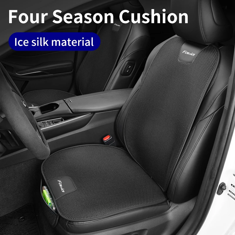 Car Seat Storage Bag Ice Thin Cushion Back Protection Cover For Skoda Octavia Rapid Kodiaq Superb Derivative Karoq Fabia Ka