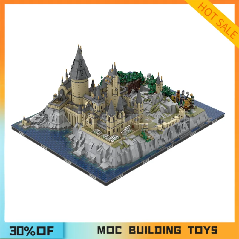 7587 шт. Детский конструктор MOC Замок микро-города