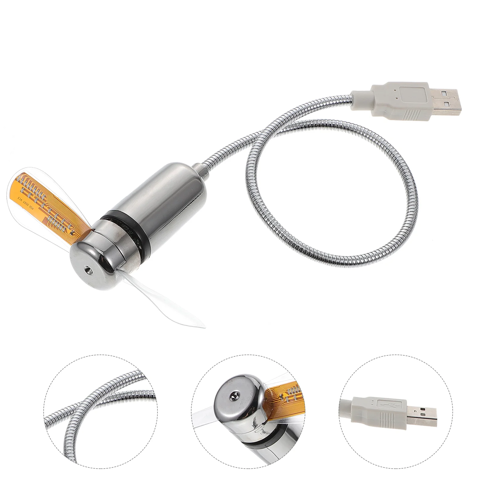 

Fan Air Mini Usb Conditioner Clock Cooler Led Portable Personal Cooling Desk Desktop Fans Lighted Space Computer Withlightstand