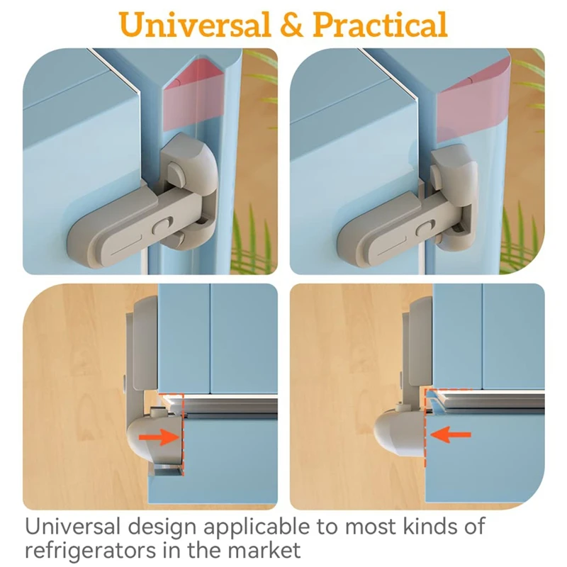 BEAU-2 шт. безопасный замок для холодильника двери с защитой от детей защита