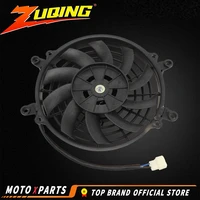 zuqing motorcycle oil cooler electric radiator cooling fan engine radiator for dirt bike motorcycle atv quad buggy
