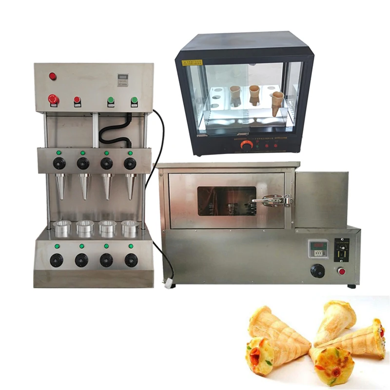 

Automatic Rolled Cone Baking Machine Ice Cream Cone Making Machine Pizza Cone Production Line