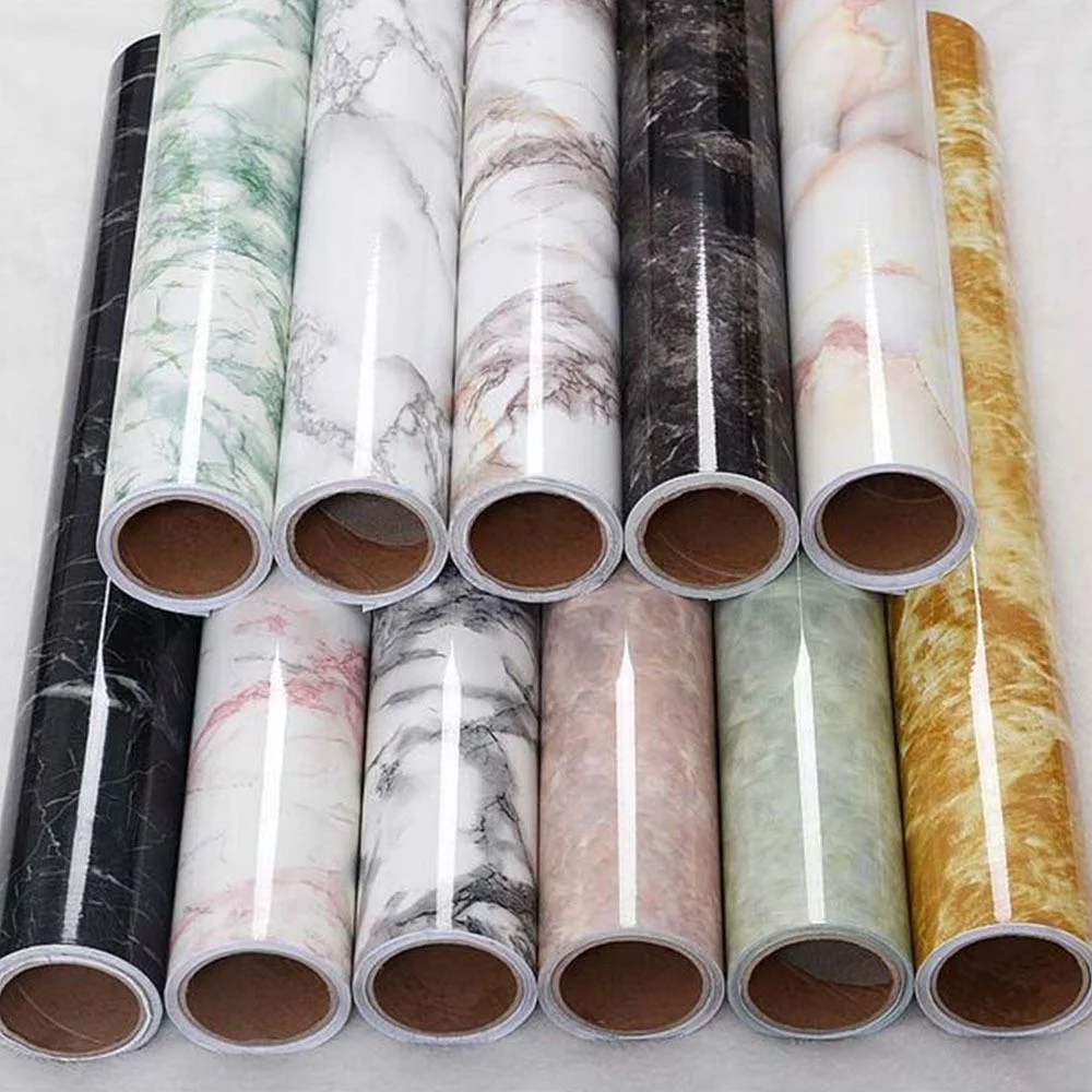 

Home Improvement Kitchen Marble Wallpaper Contact Paper PVC Self Adhesive Waterproof Oil-proof Renovation Bathroom Wall Stickers