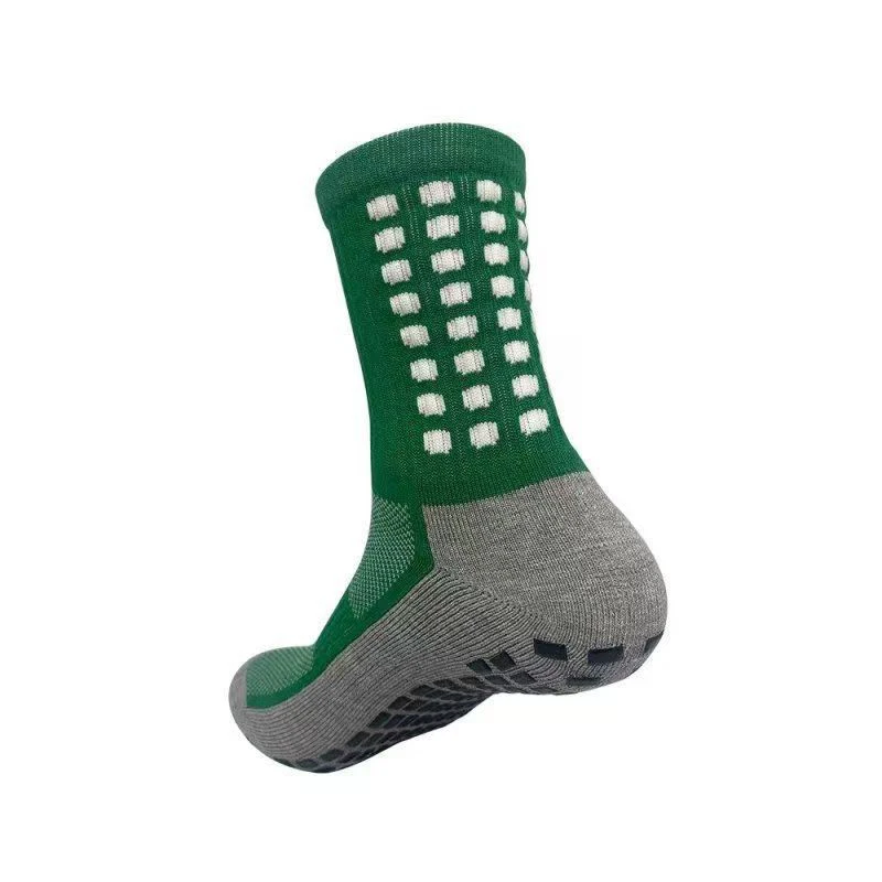 10 Pairs/Lot Men Womens Football Socks Cotton Square Silicone Suction Cup Grip Anti Slip Soccer Sports Rugby Socks Tennis Socks