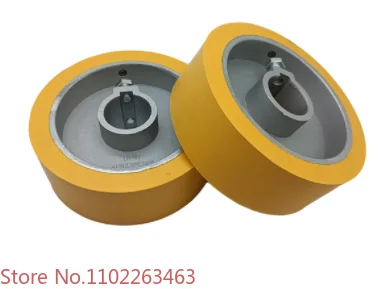 

Резиновое колесо для Четырехсторонней формовочной машины, 2 шт., 140x35x50 мм, части для деревообрабатывающего оборудования