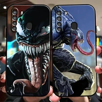 marvel venom cool phone case for samsung galaxy s8 s8 plus s9 s9 plus s10 s10e s10 lite 5g plus soft black coque liquid silicon
