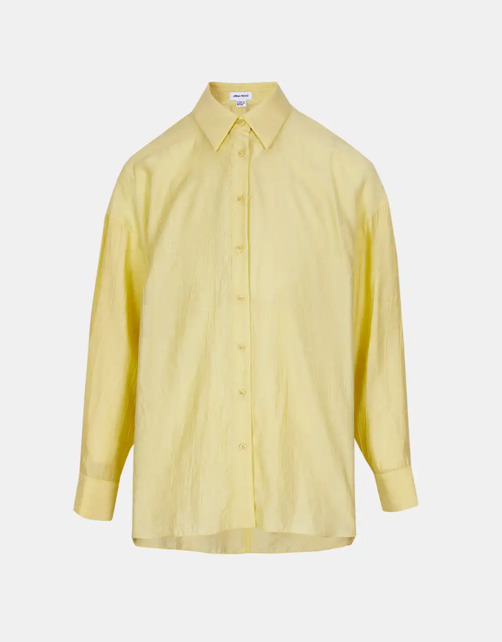

Tie Front Button Up Drop Shoulder Shirt