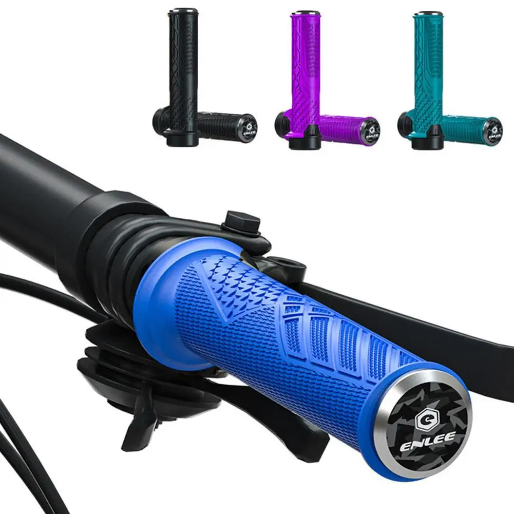 

High Quality TPR Mountain Bike Non-slip Grips Universal Riding Lockable Rubber Grips Rding Accessories Bicycle Parts