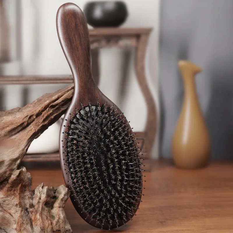 1Pcs Sandalwood Hair Brush Airbag Combs Hair Massage Comb  Smoothes Frizz Reduce Hair Loss Home Salon Hairdressing Styling Tools