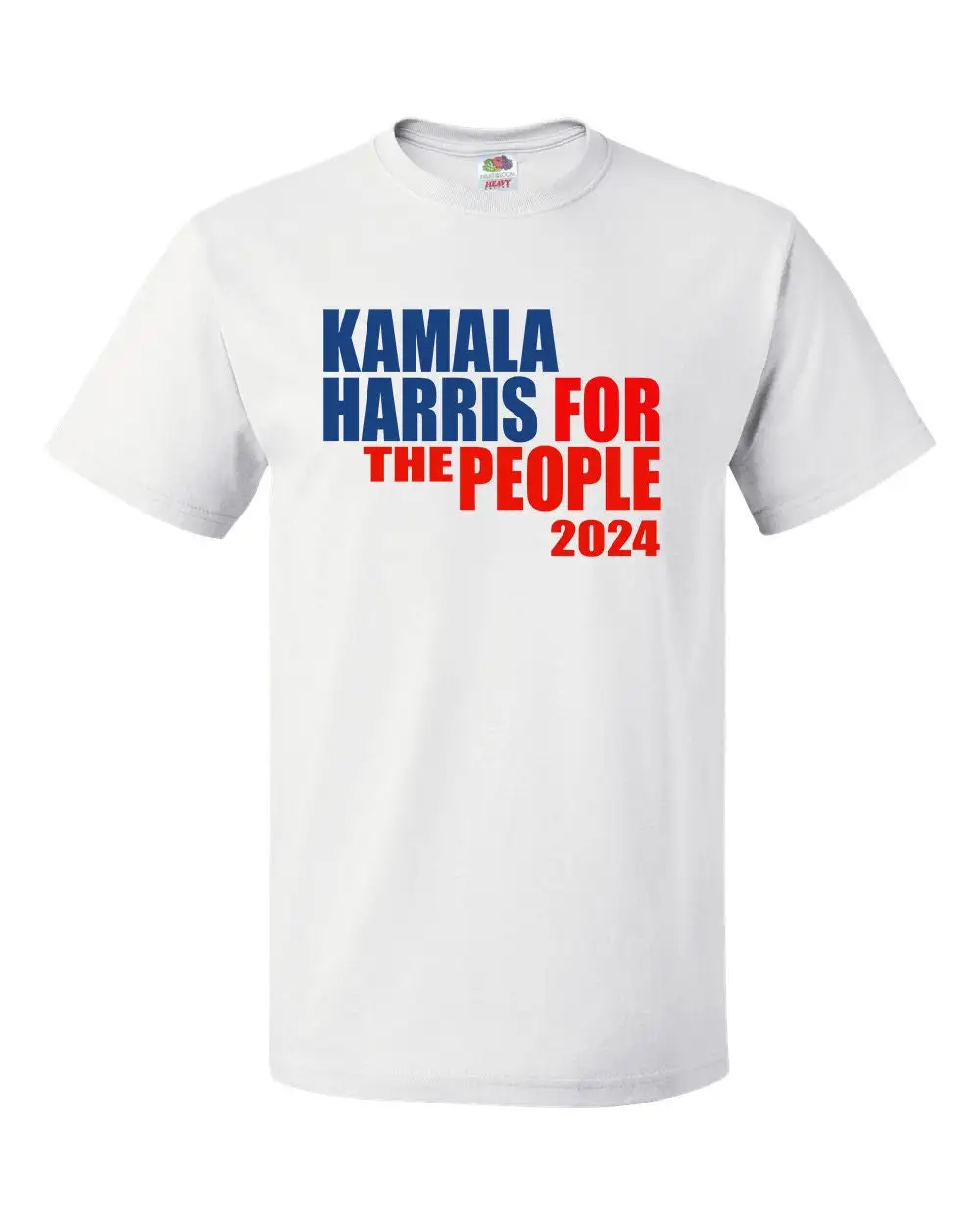 Черная или белая футболка Kamala Harris FOR THE PEOPLE 2024.