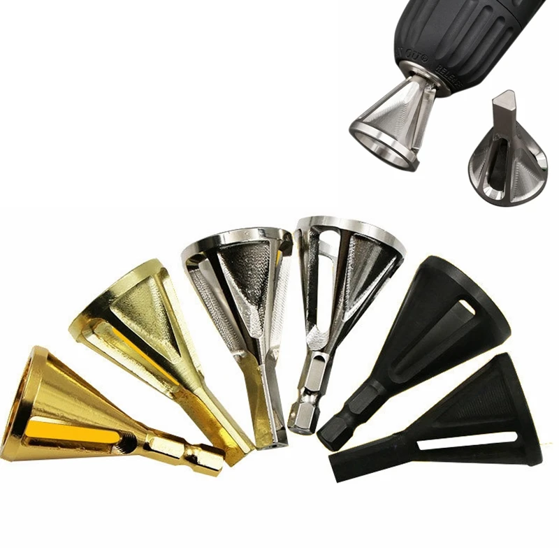 

Deburring External Chamfer Tool Bit Remove Burr Repairs Tools Stainless Steel Remove Burr Tools for Metal Wood Drilling Tool