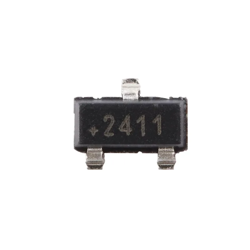 10 шт./партия DS2411R + T & R SOT-23-3 маркировка; 2411 безопасность ICs/аутентификация ICs силиконовый серийный номер с входом VCC