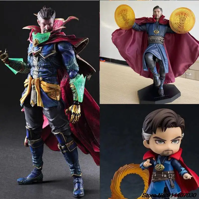 

Crazy Toys Play Arts Doctor Strange Figure Statue Iron Studios Movie Avengers Action Figures Model Toys Creative Gift For Kids
