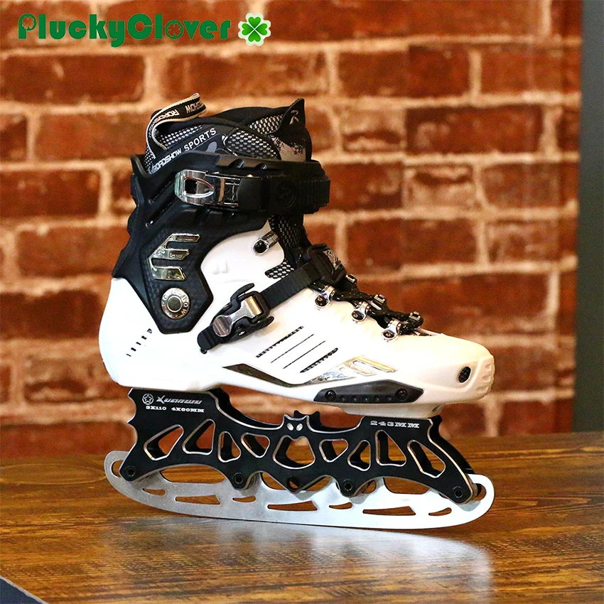 Комбинированное лезвие для льда ~~~ 253/290 мм Сменное встроенных коньков черная