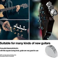 6pcs replacement electric guitar tuning peg buttons parts guitar handle accessory knobs w5s8