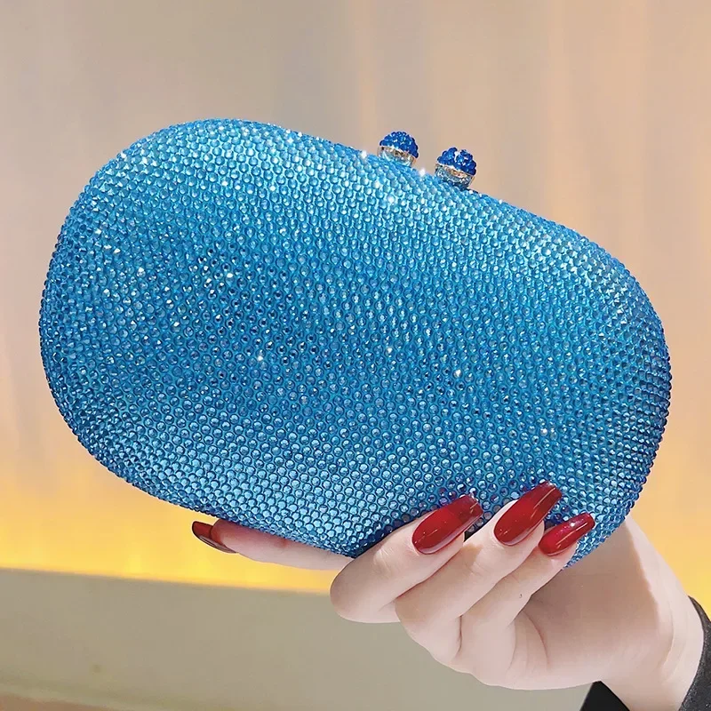 

Gift Crystal Crossbody Bag Female Bags Chain Prom Dress Handbag Party Wedding Rhinestone For Clutch Luxury Women