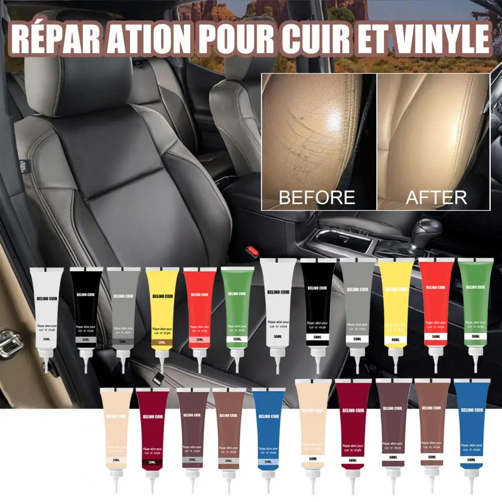 

Useful Leather Refurbishing Gel Strong Adhesiveness Multi-purpose Leather Repair Gel Filler Leather Repair Cleaner Gel