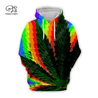 newfashion good buds stick together weed green leaf reggae retro harajuku 3dprint menwomen streetwear pullover casual hoodies c