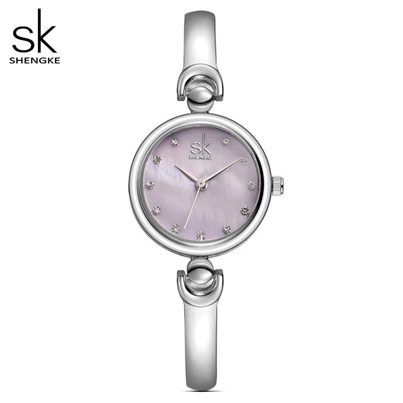 

NO.2-7279 Shengke Reloj Mujer Fashion Bracelet Wristwatches Brand Female Geneva Quartz Watch Clock Waterproof Girls Gift