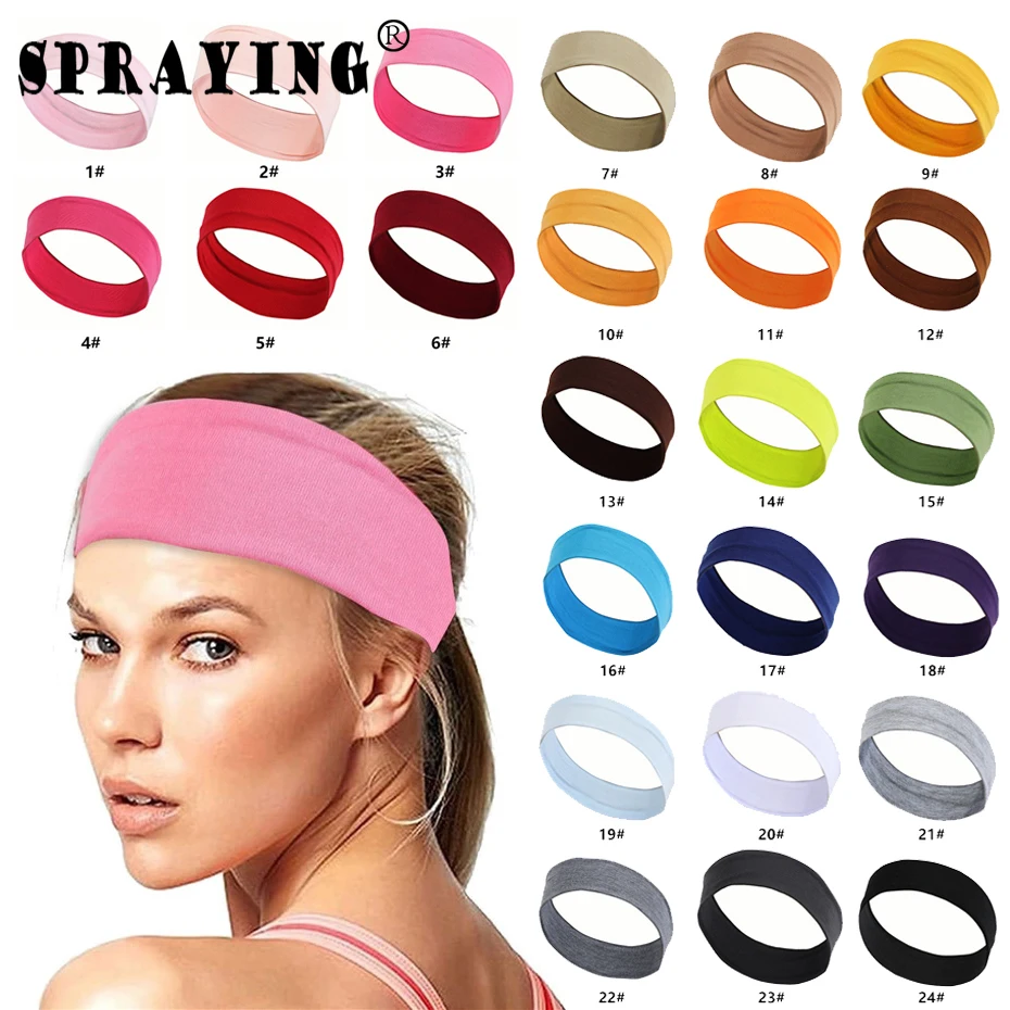 Противоскользящая спортивная повязка на голову для занятий йогой и бегом