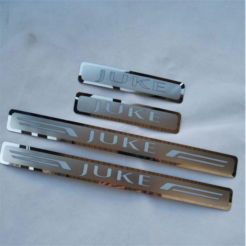 

For Nissan JUKE Door Sill Scuff Plate Trims Stainless Steel Welcome Pedal Guard Car Styling Accessories