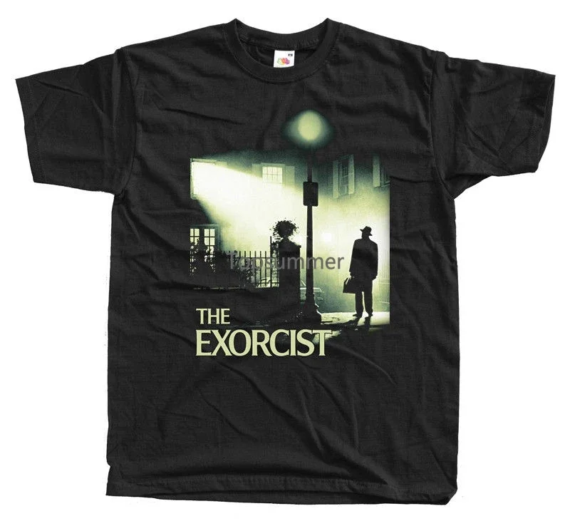 The Exorcist V14 W. Фриккин фильм плакат 1973 футболка Черная все размеры S 4Xl