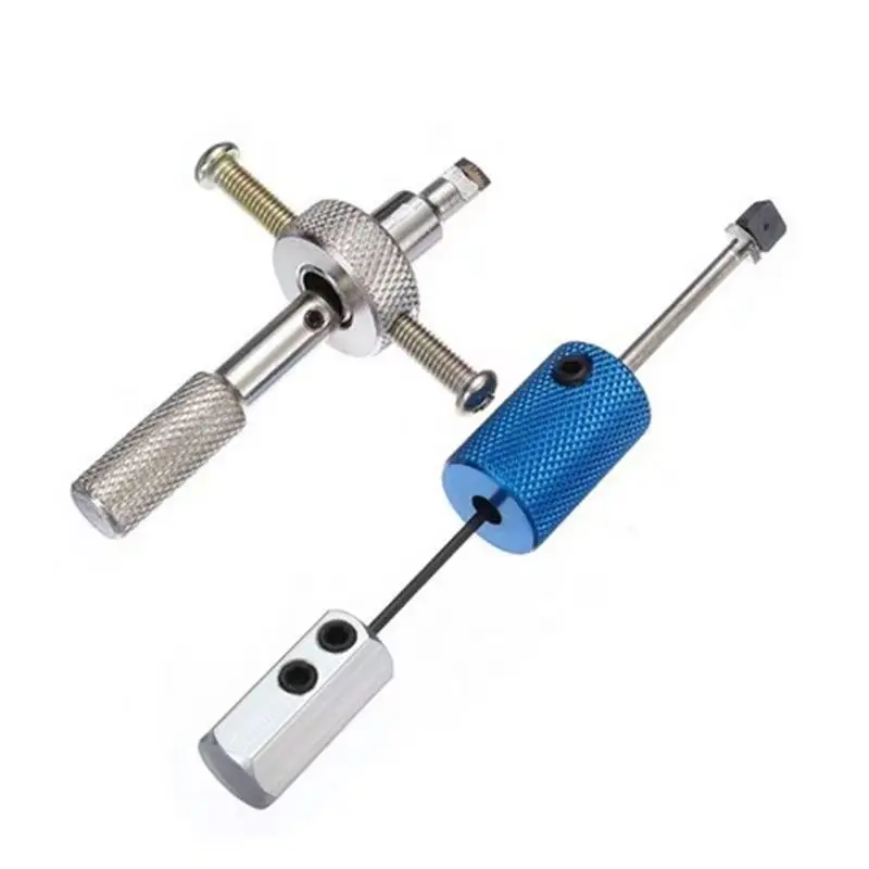 

2PCS/SET Disc Detainers Portable Locksmith Tools Rotating Disc Easy to Use Useful Disc Detainer Lock Bump Key Tool